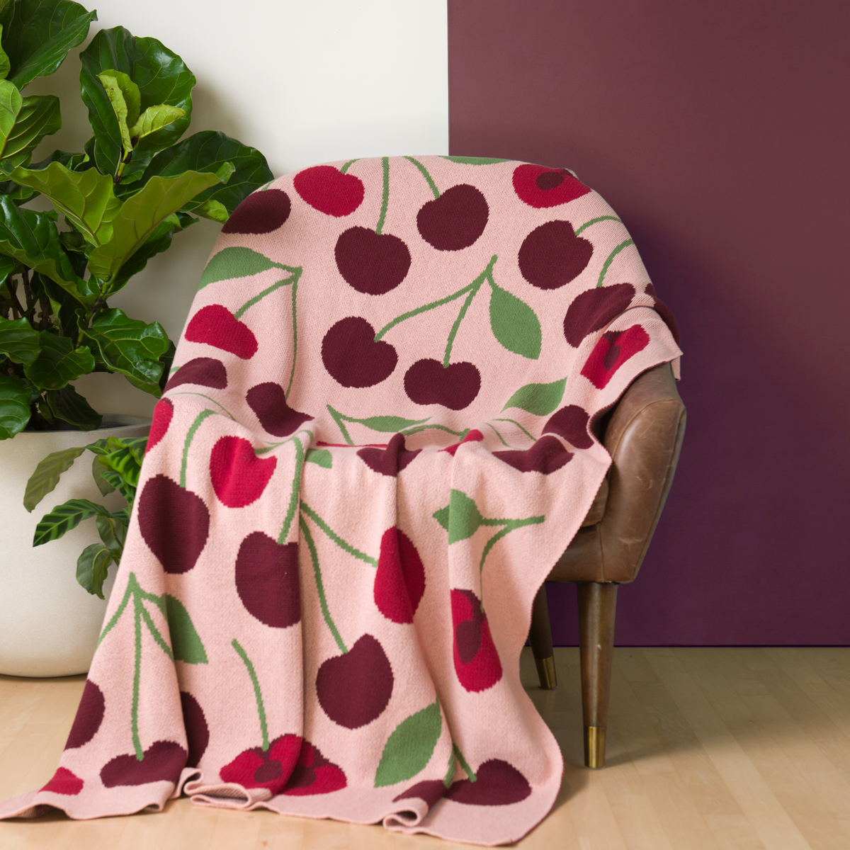 Cozy Cherry Jubilee Blanket