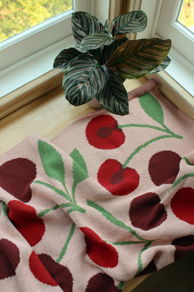 Cherry Mini Blanket – Superstitchous